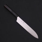 Gyuto White Steel #2 Super Poliert Büffelhorn und Ebenholz Griff 190mm-[Musashi]-[Japan-Küchenmesser]