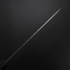 Gyuto White Steel #2 Tsuchime Dunkelblauer Urushi Griff 180mm-[Musashi]-[Japan-Küchenmesser]