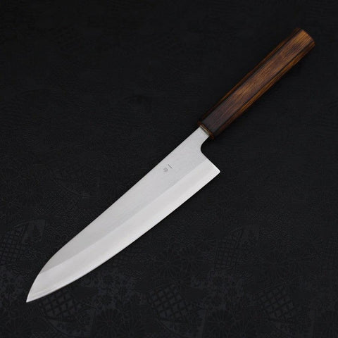 Gyuto White Steel #1 Polished Sumi Urushi Handle 210mm