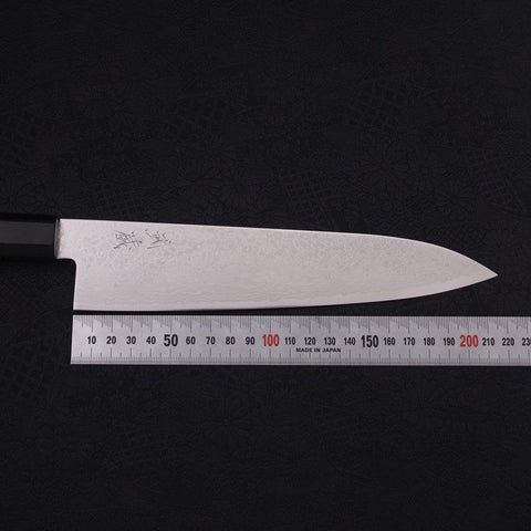 Gyuto ZA-18 Damascus Buffalo Ebony Handle 210mm-[Musashi]-[Japan-Küchenmesser]