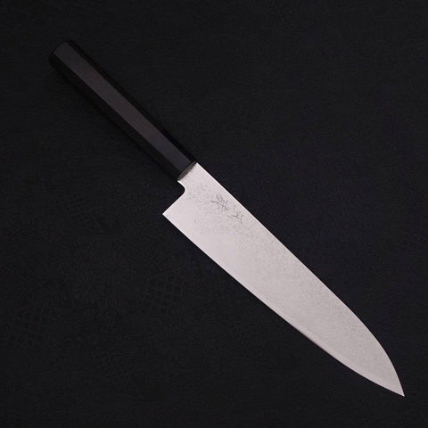 Gyuto ZA-18, Damast Büffelhorn und Ebenholz Griff, 210mm-[Musashi]-[Japan-Küchenmesser]