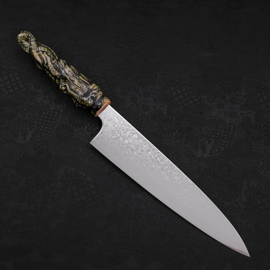 Gyuto ZA-18 Damast Keramik Drachen Griff 210mm-[Musashi]-[Japan-Küchenmesser]
