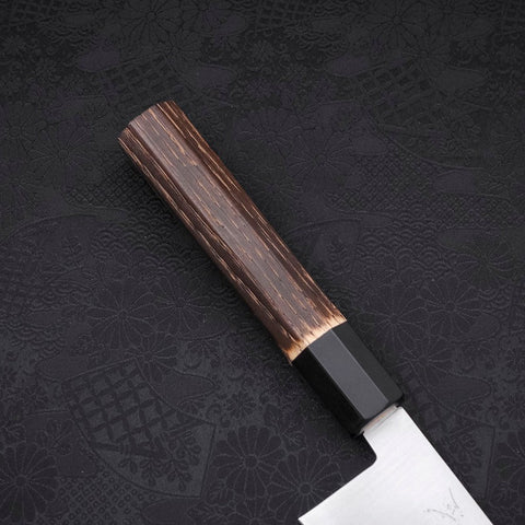 Gyuto ZDP-189 Poliert Büffelhorn und Kastanieholz Griff 240mm-[Musashi]-[Japan-Küchenmesser]