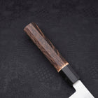 Gyuto ZDP-189 Poliert Büffelhorn und Kastanienholz Griff 210mm-[Musashi]-[Japan-Küchenmesser]