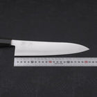 Gyuto ZDP-189 Poliert Büffelhorn und Kastanienholz Griff 210mm-[Musashi]-[Japan-Küchenmesser]