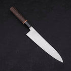 Gyuto ZDP-189 Poliert Büffelhorn und Kastanienholz Griff 210mm-[Musashi]-[Japan-Küchenmesser]
