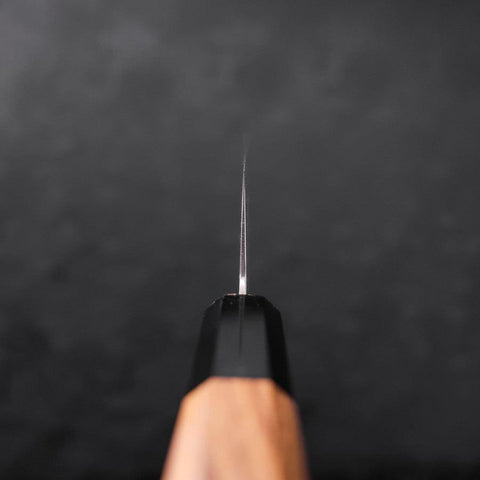 Gyuto ZDP-189 Poliert Büffelhorn und Teakholz Griff 210mm-[Musashi]-[Japan-Küchenmesser]