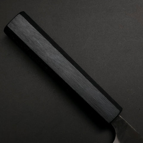 Ajikiri Blue Steel #2 Kurouchi Dunkelblauer Urushi Griff 145mm