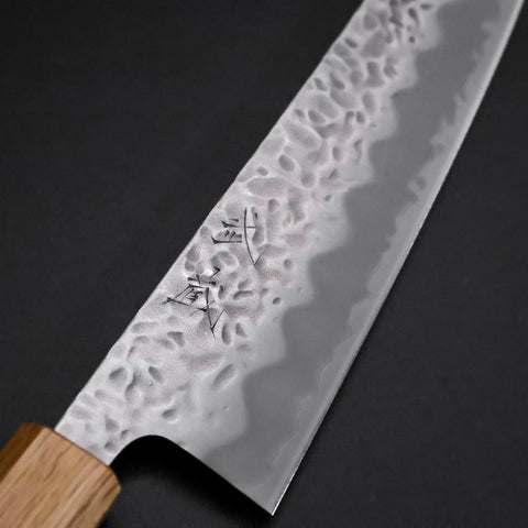 Gyuto White Steel #1 Tsuchime Walnussholz Griff 210mm