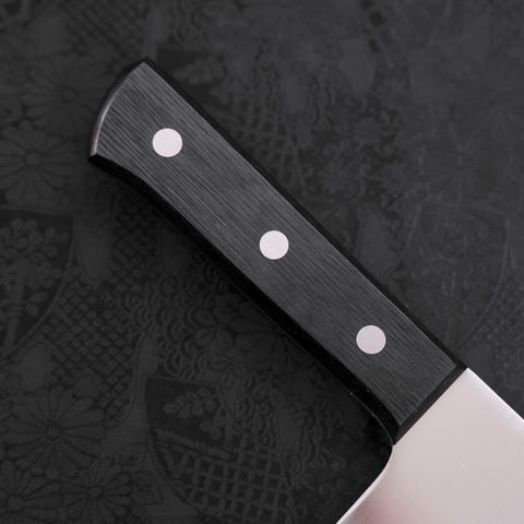 Hackmesser Molybdän Poliert Schwarzer Westlicher Griff 150mm-[Musashi]-[Japan-Küchenmesser]