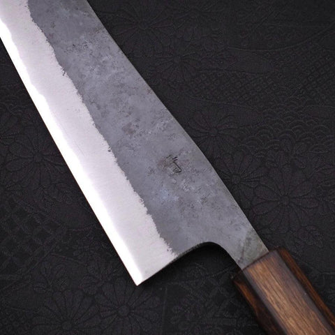 Hakata Blue Steel #2, Kurouchi Sumi Urushi Griff, 165mm-[Musashi]-[Japan-Küchenmesser]