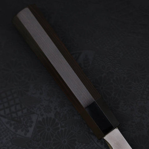 Hamokiri(Honekiri) White Steel #2 Kasumi Büffelhorn und Ebenholz Griff 270mm-[Musashi]-[Japan-Küchenmesser]