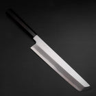Hamokiri(Honekiri) White Steel #2 Kasumi Büffelhorn und Ebenholz Griff 300mm-[Musashi]-[Japan-Küchenmesser]