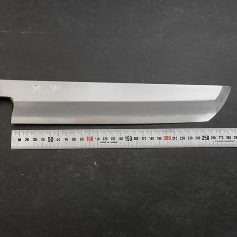 Hamokiri(Honekiri) White Steel #2 Kasumi Büffelhorn und Magnolie Griff 300mm-[Musashi]-[Japan-Küchenmesser]