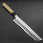 Hamokiri(Honekiri) White Steel #2 Kasumi Büffelhorn und Magnolie Griff 300mm-[Musashi]-[Japan-Küchenmesser]