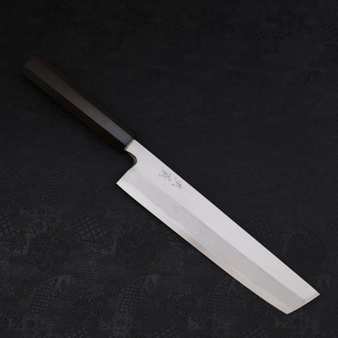 Hamokiri(Honekiri) White Steel #2 Kasumi Büffelhorn und Magnolienholz Griff 270mm-[Musashi]-[Japan-Küchenmesser]