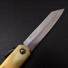 Higonokami Aogami 100mm Brass (3.9”)-[Musashi]-[Japan-Küchenmesser]