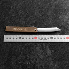 Higonokami Aogami 100mm Messing (Vertikaler Typ)-[Musashi]-[Japan-Küchenmesser]
