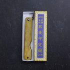 Higonokami Aogami 90mm Brass (3.5”)-[Musashi]-[Japan-Küchenmesser]
