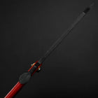 Higonokami Aogami Edelstahlummantelung Tsuchime 100mm mit roter Scheide-[Musashi]-[Japan-Küchenmesser]
