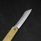 Higonokami Aogami Eto Hitsuji 80mm Messing-[Musashi]-[Japan-Küchenmesser]