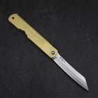 Higonokami Aogami Eto Hitsuji 80mm Messing-[Musashi]-[Japan-Küchenmesser]