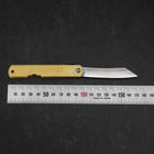Higonokami Aogami Eto Mi 80mm Messing-[Musashi]-[Japan-Küchenmesser]