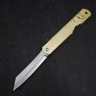 Higonokami Aogami Eto Ne 80mm Messing-[Musashi]-[Japan-Küchenmesser]