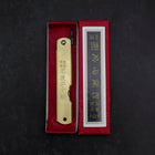 Higonokami Aogami Eto Ne 80mm Messing-[Musashi]-[Japan-Küchenmesser]
