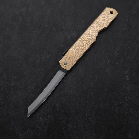 Higonokami Aogami Kurouchi 100mm Gold Bright (3.9”)-[Musashi]-[Japan-Küchenmesser]