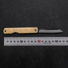 Higonokami Aogami Kurouchi 100mm Gold Bright (3.9”)-[Musashi]-[Japan-Küchenmesser]
