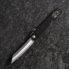 Higonokami Aogami Sternzeichen Affe 80mm Schwarz-[Musashi]-[Japan-Küchenmesser]