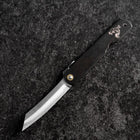 Higonokami Aogami Sternzeichen Hahn 80mm Schwarz-[Musashi]-[Japan-Küchenmesser]