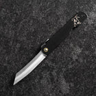 Higonokami Aogami Sternzeichen Ochse 80mm Schwarz-[Musashi]-[Japan-Küchenmesser]