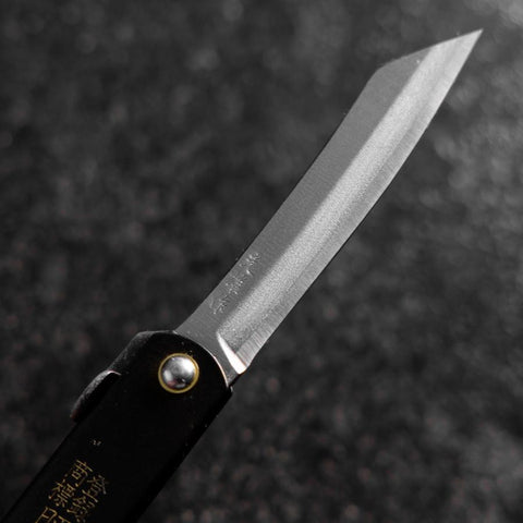 Higonokami Aogami Sternzeichen Ochse 80mm Schwarz-[Musashi]-[Japan-Küchenmesser]