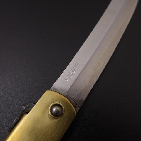 Higonokami Blue Steel 120mm Gold-[Musashi]-[Japan-Küchenmesser]