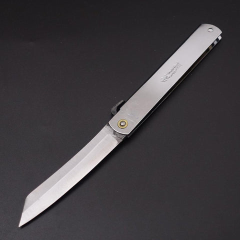 Higonokami Blue Steel 120mm Silber-[Musashi]-[Japan-Küchenmesser]