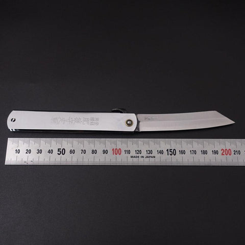 Higonokami Blue Steel 120mm Silber-[Musashi]-[Japan-Küchenmesser]