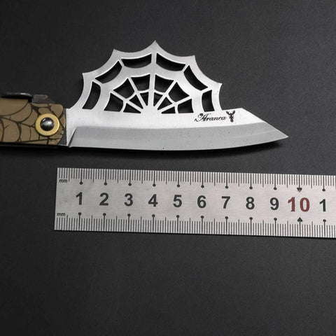 Higonokami Blue Steel #2 Spider 90mm (3.5”)-[Musashi]-[Japan-Küchenmesser]