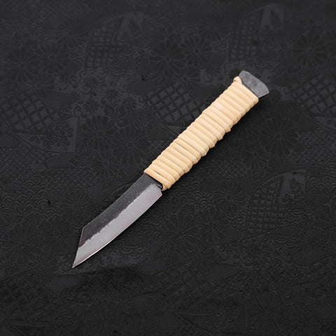 Higonokami Kogatana-Typ Aogami Kurouchi 65mm-[Musashi]-[Japan-Küchenmesser]