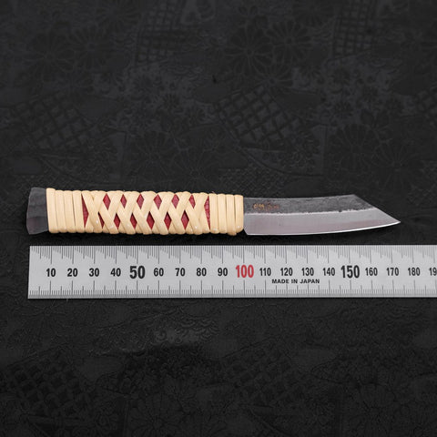 Higonokami Kogatana-Typ Aogami Kurouchi 65mm-[Musashi]-[Japan-Küchenmesser]