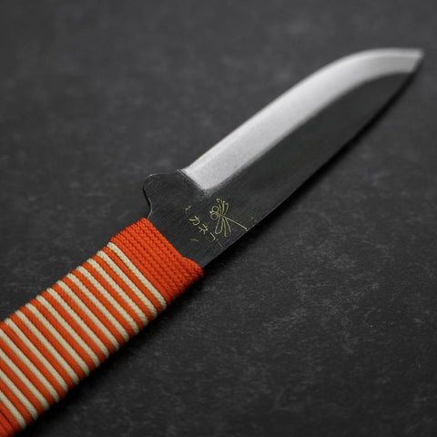Higonokami Kogatana Typ Kurouchi Aogami mit Scheide 65mm-[Musashi]-[Japan-Küchenmesser]