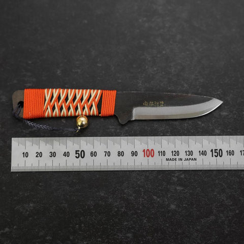 Higonokami Kogatana Typ Kurouchi Aogami mit Scheide 65mm-[Musashi]-[Japan-Küchenmesser]