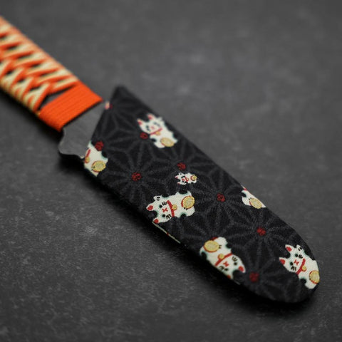 Higonokami Kogatana Typ Kurouchi Aogami mit Scheide 65mm-[Musashi]-[Japan-Küchenmesser]