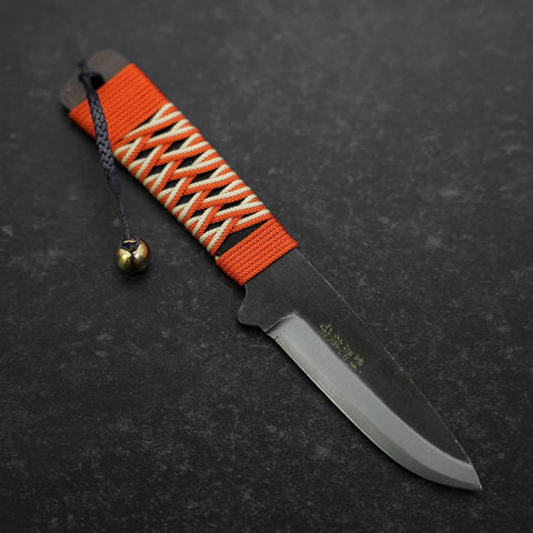 Higonokami Kogatana Typ Kurouchi Aogami mit Scheide 65mm-[Musashi]-[Japan-Küchenmesser]