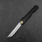 Higonokami Shirogami 100mm Schwarz-[Musashi]-[Japan-Küchenmesser]