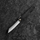 Higonokami Stahl 100mm Schwarz-[Musashi]-[Japan-Küchenmesser]