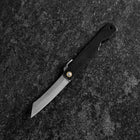 Higonokami Stahl 90mm Schwarz-[Musashi]-[Japan-Küchenmesser]