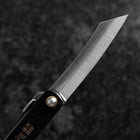 Higonokami Stahl 90mm Schwarz-[Musashi]-[Japan-Küchenmesser]