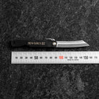 Higonokami Stahl 90mm Schwarz-[Musashi]-[Japan-Küchenmesser]